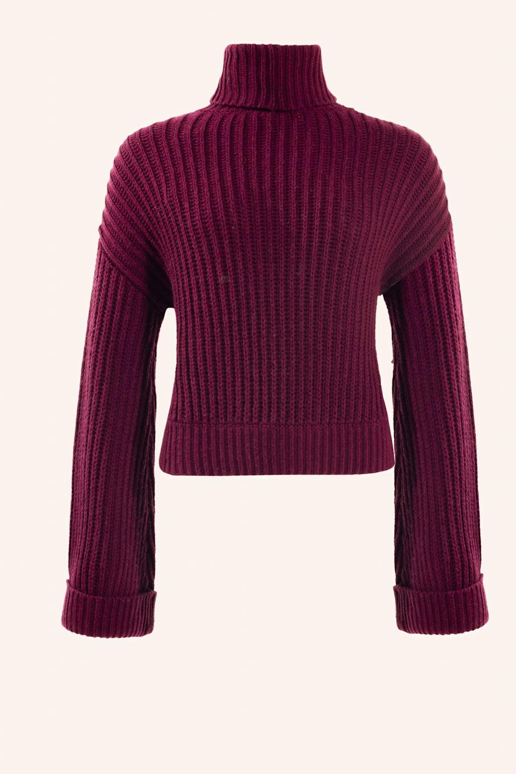 Adlysh Crop Pullover Mit Wolle rot von ADLYSH