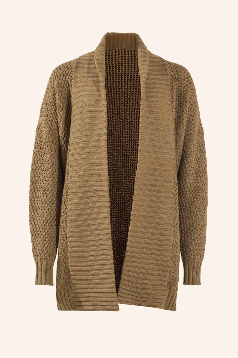 Adlysh Strickcardigan Mit Gürtel braun von ADLYSH