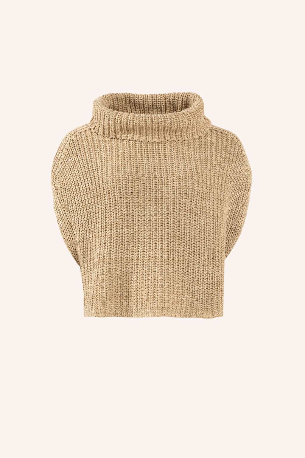 Adlysh Strickpullunder Aus Baumwolle beige von ADLYSH