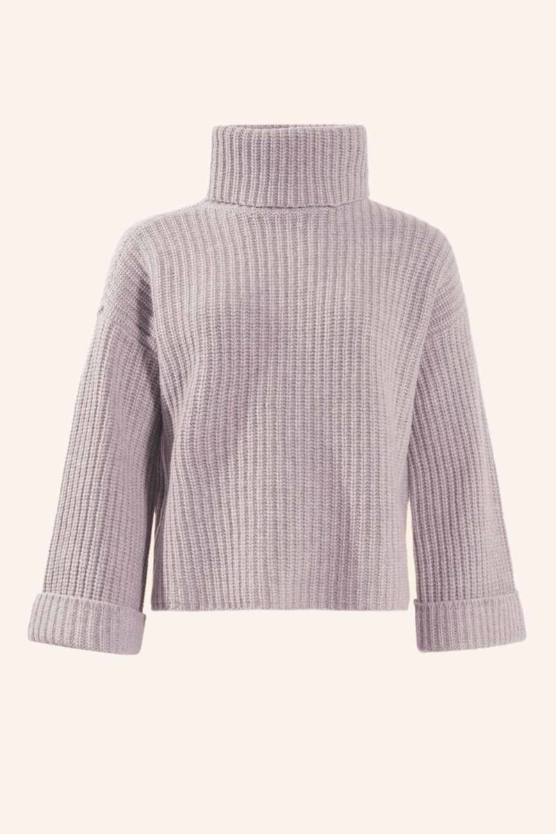 Adlysh Wollpullover Mit Rollkragen lila von ADLYSH