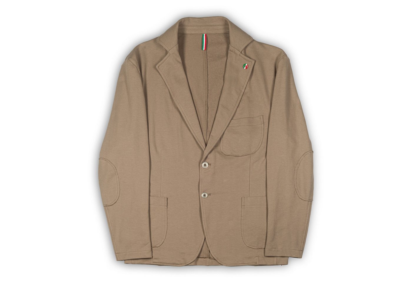 ADM Revolution Sweatsakko ADM Revolution Herren Sakko beige – Baumwolle/Elasthan, 2-Knopf Handgefertigt in Italien ADM Revolution Sweatsakko ADM Revolution Herren Sakko beige – Baumwolle/Elasthan, 2-Knopf Handgefertigt in Italien von ADM Revolution