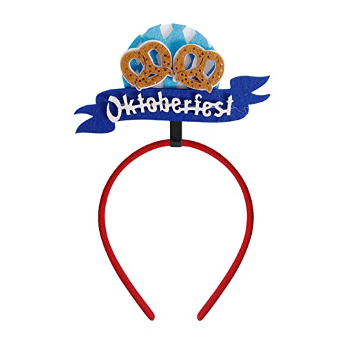 Oktoberfest Dirndl Damen Bierfest Trachtenmode Feiertags-Stirnbänder, süße Oktoberfest-Hutaufsätze, toller Spaß, Oktoberfest, Feiertagsthemen, Weihnachtsfeier, Fotostand Fahrrad Anzug Männer von ADMAY