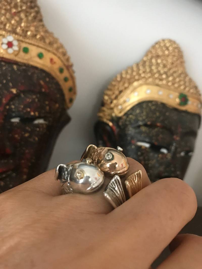 Ring Silber 925 % Fisch Oder Brone von ADMGIOIELLI