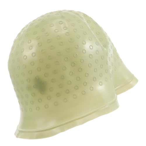 ADOCARN 1 Satz Silikon Strähnchenhaube für Haarfärben Wiederverwendbare Highlight Kappe mit Löchern Strapazierfähiges Haardesign Tool für Männer und Lösung für Salon Ergebnisse zu Hause von ADOCARN