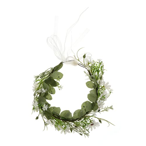 ADOCARN 1 Stück Daisy Haarband für Damen Eleganter Haarschmuck für Hochzeiten Fotografie und Partys für Mädchen und Blumenmädchen Vielseitig Einsetzbar für Verschiedene Anlässe von ADOCARN