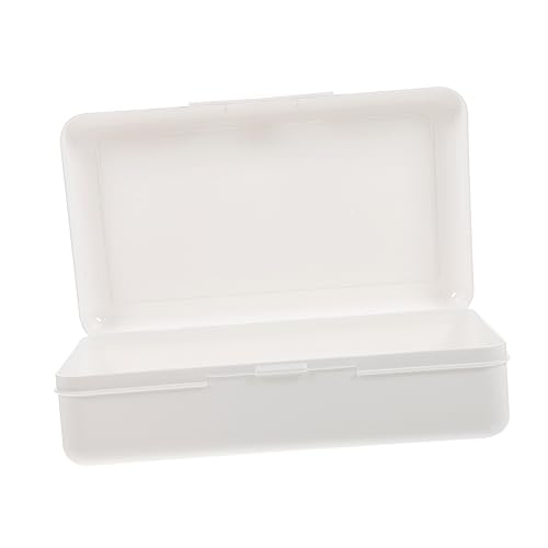 ADOCARN 1 Stück Kunststoff Federmäppchen Stapelbar Einfaches Design für Große Kapazität Langlebig und Robust für Bleistifte und Schreibutensilien Schreibtischorganisation von ADOCARN