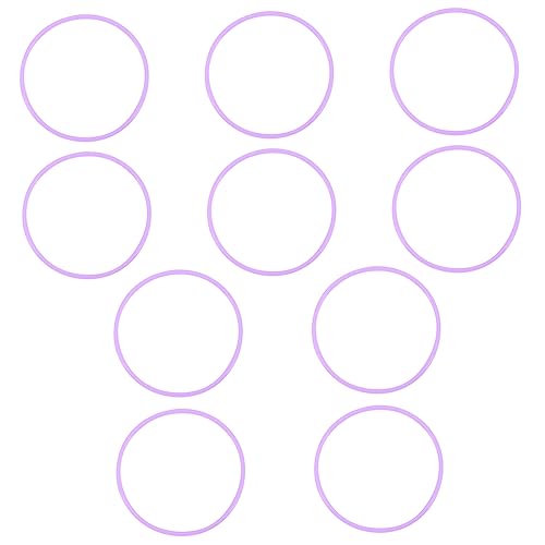 ADOCARN 10 Stück Elastische Silikon Jelly Armbänder Dehnbar für Retro Party Geburtstage Festivals Hautfreundlich Leicht Geeignet für Erwachsene von ADOCARN