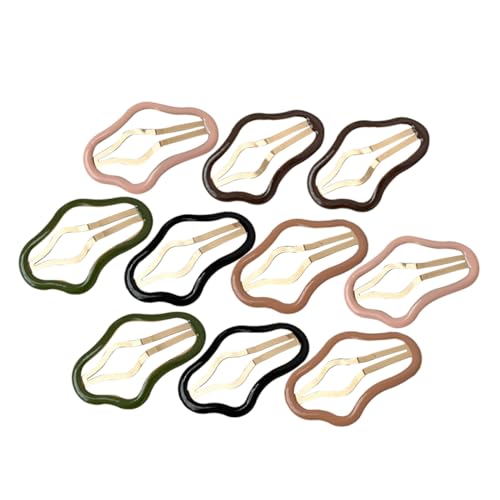 ADOCARN 10 Stück Top-clip Für Frauen Haarspangen Mädchen Snap-haarnadeln Dekoratives Haar-accessoire Für Kurzes Haar von ADOCARN