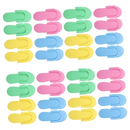 ADOCARN 12 Paar Maniküre Hausschuhe Damen Hausschuhe Damen Sommerschuhe Tragbare Hausschuhe Damen Outdoor Hausschuhe Einweg Hausschuhe Nagelstudio Outdoor Hausschuhe Für Damen Spa von ADOCARN