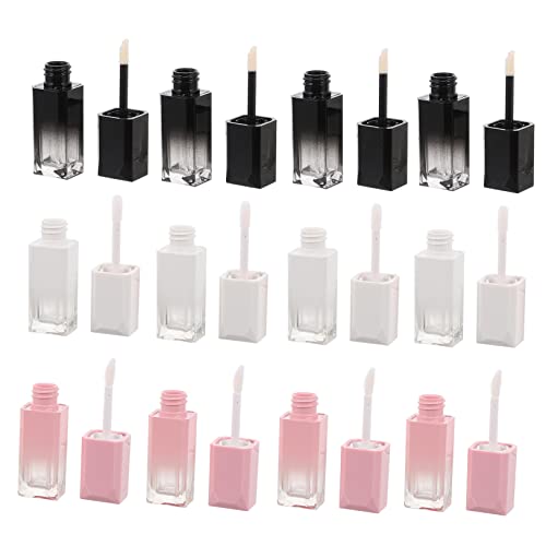 ADOCARN 12st Lipgloss Tube Lippenbalsam Leere Lippenstifthülsen Lippenbehälterrohr Klare Wimperntusche Für Wimpern Leere Lippenstiftröhrchen Wimpernbehälter Leer Abs Eyeliner Kosmetik von ADOCARN