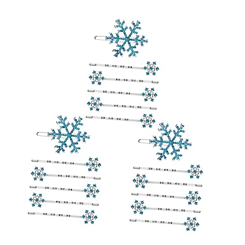 ADOCARN 18-teiliges Haarspangen-set Mit Schneeflocken- Legierung Strass Haarspangen Für Mädchen Zubehör Für Geburtstagsparty ADOCARN 18-teiliges Haarspangen-set Mit Schneeflocken- Legierung Strass Haarspangen Für Mädchen Zubehör Für Geburtstagsparty von ADOCARN
