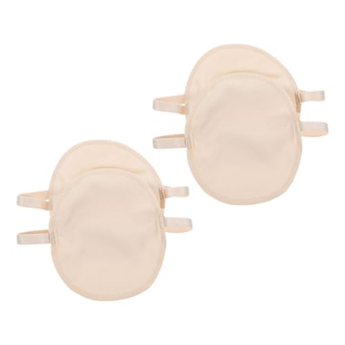 ADOCARN 2 Paar Achselschweiß Absorbierende Wattepads Achselschweißpads Männer Achselschweißpad Mädchen Sommerschweißpad Achselschweißschutzpad Dünnes Schweißpad Achselhöhlenpads Beige von ADOCARN