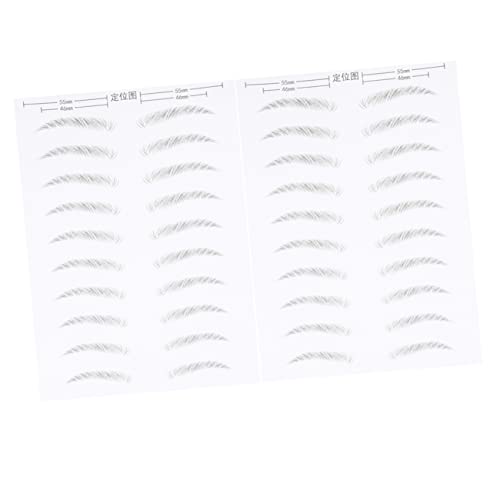ADOCARN 2blätter Wasserfeste Augenbrauenaufkleber Bögen Haarähnliche Simulation Augenbrauen-makeup-tools Für Frauen Einfache Anwendung Und Individuelle Formgestaltung von ADOCARN