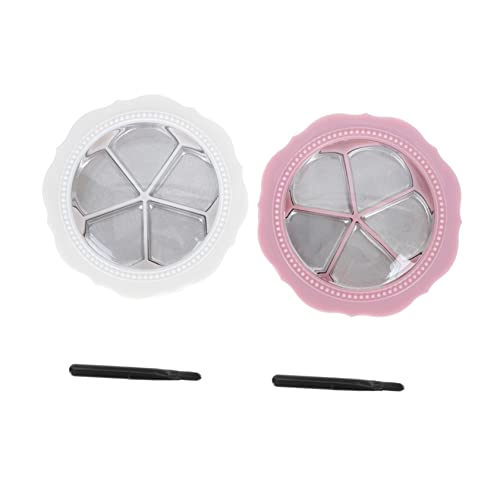ADOCARN 2 Sets Make-up Veranstalter Fach Lidschatten Lippenstift Sub Paket Leere Behälter Zufällige Farbe von ADOCARN