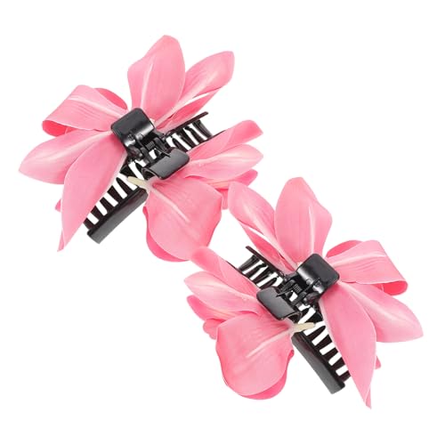 ADOCARN 2stücke Orchideen-haarspange Für Damen Und Frauen Blumen-haarschmuck Aus Kunstblumen Festlicher Haarschmuck Mit Blumendekor Hawaii-accessoires Für Haar Styling von ADOCARN