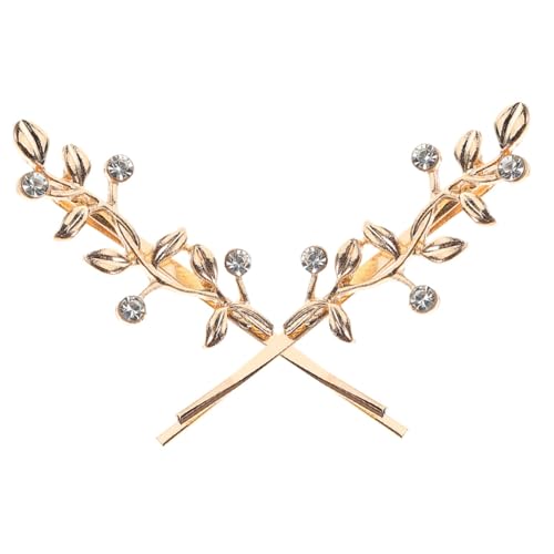 ADOCARN 2stücke Elegante Strass-haarspangen Für Frauen Hochzeits-accessoire Mit Funkelnden Rhinestones Und Klassischem Blattdesign Für Besondere Anlässe Und Tägliches Styling ADOCARN 2stücke Elegante Strass-haarspangen Für Frauen Hochzeits-accessoire Mit Funkelnden Rhinestones Und Klassischem Blattdesign Für Besondere Anlässe Und Tägliches Styling von ADOCARN