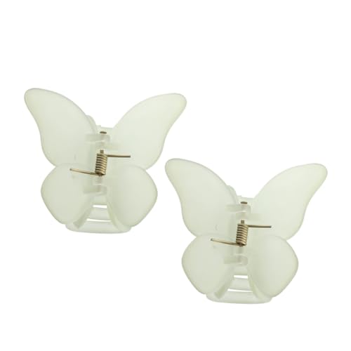 ADOCARN 2stücke Schmetterlings-haarklammern Mit Mattem Finish Dekorative Haar-accessoires Für Damen Schmetterlings-haarspangen Haarklammern Für Mädchen Süße Und Stilvolle Haarschmuck von ADOCARN