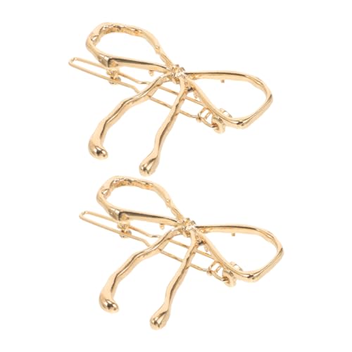 ADOCARN Haarspangen-set Für Mädchen 2 Haarspangen Mit Metallschleife Dekorative Haarschleifen Für Vielseitiges Styling von ADOCARN
