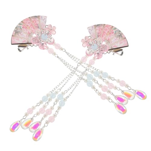 ADOCARN 2 Stück Teiliges Haarschmuck für Frauen Antike Quasten Haarspangen aus und Blumenverzierte Fächerform Geeignet für Dickes und Dünnes Haar Langlebig und Elegant als von ADOCARN