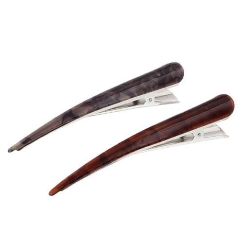 ADOCARN 2er-pack Entenschnabel-haarspangen Nicht-stylingfähige Clips Zum Färben Im Salon Einzigartiges Design Für Frauen Und Mädchen von ADOCARN