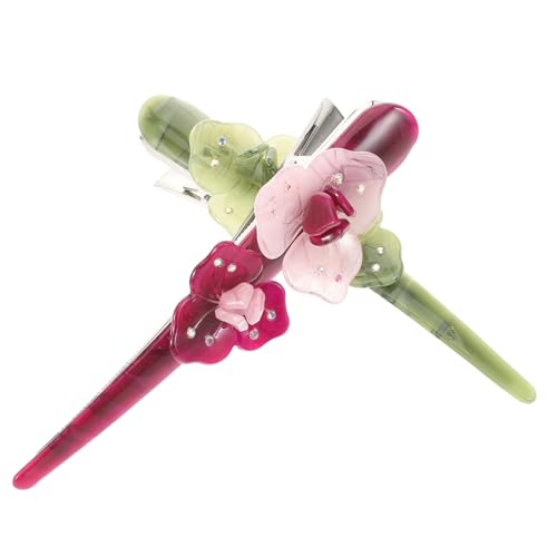 ADOCARN 2stücke Entenschnabel-clips Blumenhorn-haarspangen Styling Blühende Haarspangen Dekoratives Haar-accessoire Für Mädchen Und Frauen Aus Erstklassigen Materialien Mit Sicherem von ADOCARN