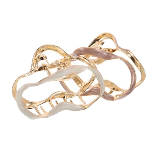 ADOCARN 2stücke Metall Haarklammern Wolkenform Haarklammern Modischer Kopfschmuck Rutschfeste Damen-accessoires Für Hochgesteckte Frisuren von ADOCARN