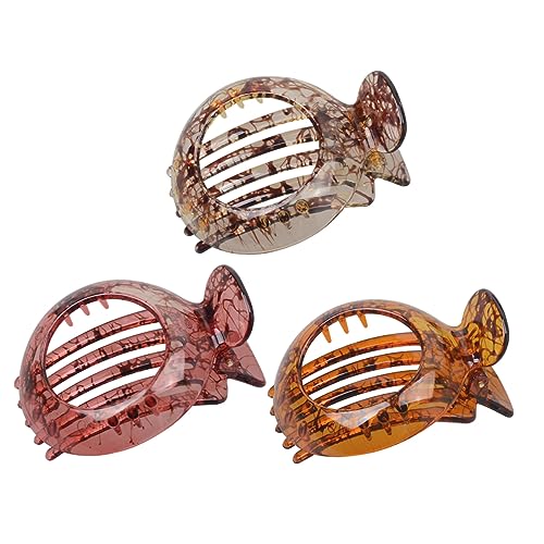 ADOCARN 3stücke Frauen Haarspange Hohl Haarspange Kopfbedeckung Für Damen Baden Schminken Reisen Shopping Und Alltag Frisuren Fixierung von ADOCARN