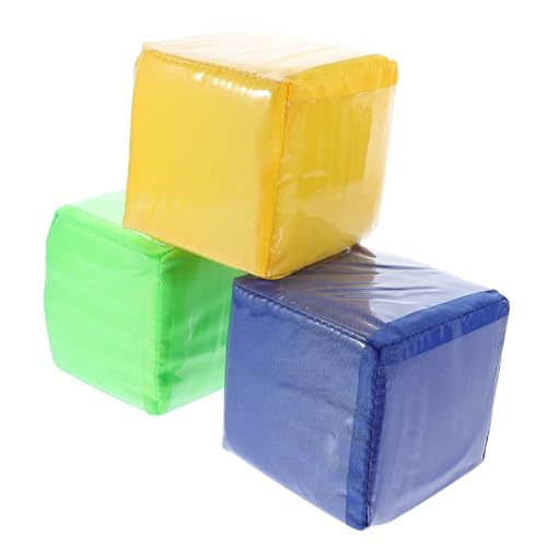 ADOCARN 3 Stück Lernwürfel mit Taschen Pädagogisches Spielzeug Transparentes Design für Schule und Unterricht Lernhilfe für Kinder von ADOCARN