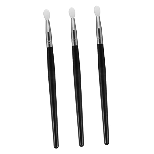 ADOCARN 3Stücke Teiliges Silikon Make Up Pinselset für Lippen und Augen Masken Leicht Tragbar Wiederverwendbar für Lippenbalsam Lidschatten Flüssige von ADOCARN