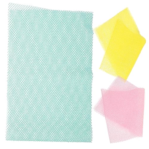 ADOCARN 3stücke Afrikanischer Netzschwamm Peelingwaschlappen Rückenschrubber Körperwaschmittel Für Dusche Badetuch Schwamm Peelingzubehör Fürs Bad von ADOCARN