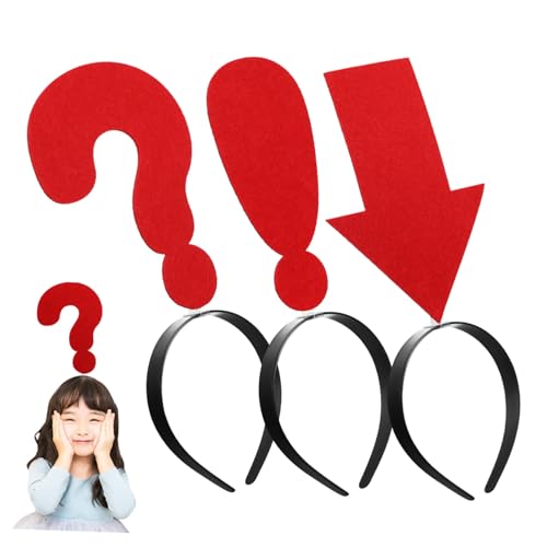 ADOCARN 3stücke Haarbänder Mit Kreativen Symbolen Für Halloween-accessoires Kostüm-stirnbänder Für Frauen Reifen Und Zeichen Für Maskerade Und Party von ADOCARN