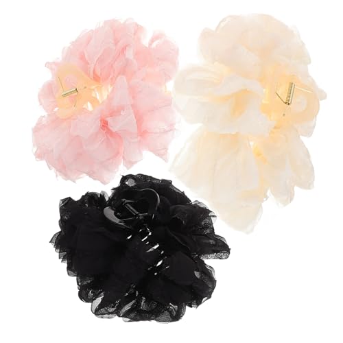 ADOCARN 3stücke Haarklammern Mit Schleife Für Damen in Weiß Und Schwarz Haarklammern Für Dickes Haar Haaraccessoires Mit Schleife Für Täglichen Gebrauch Und Besondere Anlässe von ADOCARN