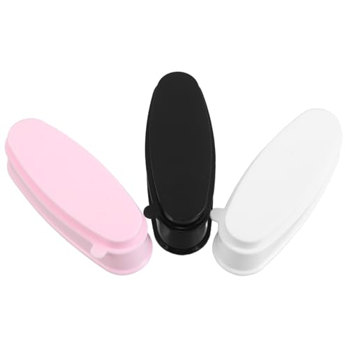 ADOCARN 3stücke Nagel-dip-behälter Nagel-kit-box Dip-nagel-zubehör Aufbewahrungsbox Für Dip-pulver Organizer Für Nagelkunst Recycling-schale Für Dip-pulver Tragbares Tablett Für von ADOCARN