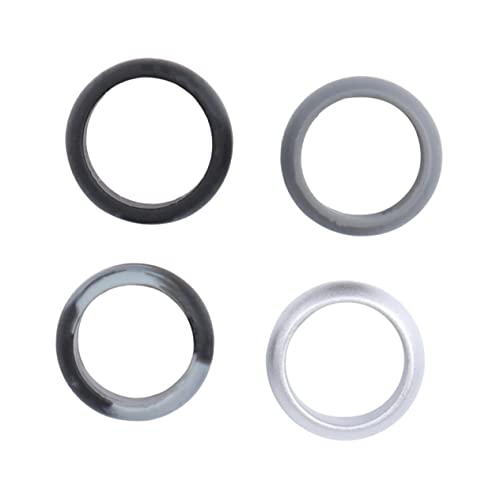 ADOCARN 4 Stück Silikonring Silberring Größe Ringe Damen Zappelring Der Ring Silikon Eheringe Sportringe Silikon Eheringe ADOCARN 4 Stück Silikonring Silberring Größe Ringe Damen Zappelring Der Ring Silikon Eheringe Sportringe Silikon Eheringe von ADOCARN