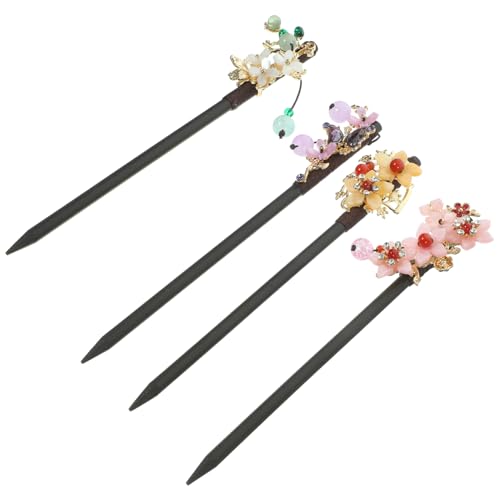 ADOCARN 4stücke Haarstäbe Chinesischen Stils Haarstäbchen Vintage Haarstäbchen Dekorative Haaraccessoires Für Frauen Und Mädchen von ADOCARN