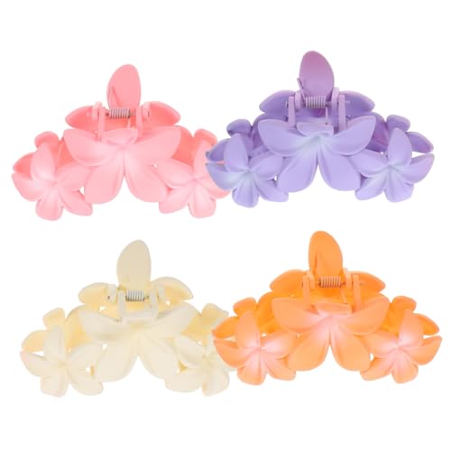 ADOCARN 4stücke Farbige Blumen-haarklammern Blumen-haarspangen Für Dünnes Und Dickes Haar Dekorative Haarklammern Mit Blume Für Frauen von ADOCARN