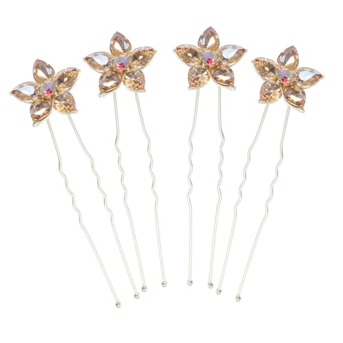 ADOCARN 4stücke Haarnadeln Für Braut Mit Strasssteinen Hochzeits-haaraccessoires Für Und Mädchen Für Hochzeiten Und Besondere Anlässe von ADOCARN