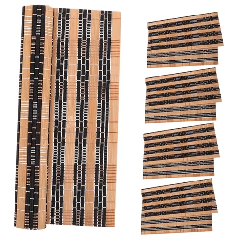 ADOCARN 5 Stück Bambus Wärmedämmpolster Badematte Spa Saunakissenmatte Für Den Spa Einsatz Saunamatte Heimsaunazubehör Saunabadkissen Sitzpolster Kissen Badehauskissen Saunasitzmatten von ADOCARN