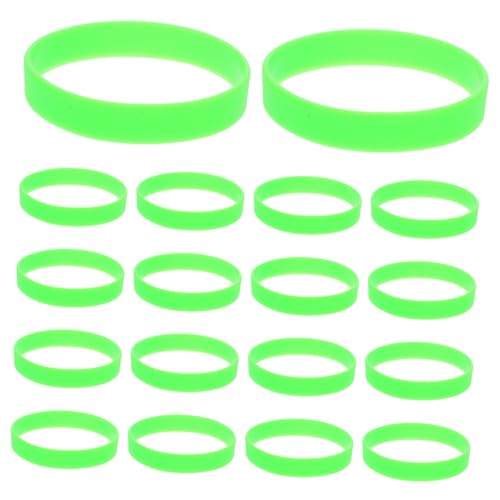 ADOCARN 50 Stück Silikon Armbänder Einfarbigem Design Dehnbare und Hautfreundliche Handgelenkarmbänder für Themen Events Musikfestivals Partys und für Frauen Männer und Jugendliche von ADOCARN