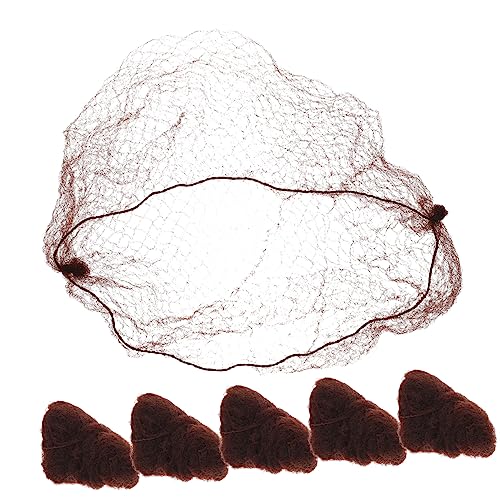 ADOCARN 50 Stück Unsichtbares Haarnetz Kaffee Elastisches Mesh Haarnetz Netzhaube für Damen Komfortabel Sicher für Arbeit Lebensmittelservice Ballett von ADOCARN