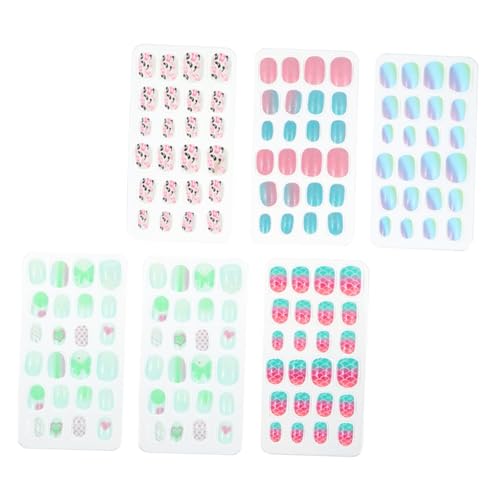 ADOCARN 6 Kisten Nagelkunst für nageldesign nägel set maniküre-set -Nagelkunst-Set Nagelspitzen selber machen DIY Mädchen gefälschte Nägel Abs ADOCARN 6 Kisten Nagelkunst für nageldesign nägel set maniküre-set -Nagelkunst-Set Nagelspitzen selber machen DIY Mädchen gefälschte Nägel Abs von ADOCARN