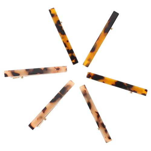 ADOCARN 6stücke Haarspangen Mit Druckdesign Aus Acetat-acryl Leicht Und Robust Für Festes Halten Und Styling Von Haaren Geeignet Für Damen Und Verschiedene Anlässe von ADOCARN