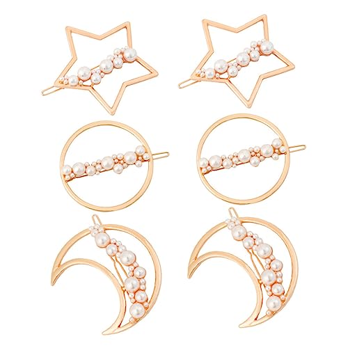 ADOCARN Stern Mond Haar Clip Haarspange Clip Haarnadel Frauen Haar Zubehör ADOCARN Stern Mond Haar Clip Haarspange Clip Haarnadel Frauen Haar Zubehör von ADOCARN