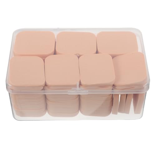 ADOCARN 60-teiliges Foundation-Schwämmchen: Quadratische Make-up-Pads, Kosmetikschwämmchen für das Gesicht, Make-up- – weich und sanft zur Haut, für den täglichen Gebrauch und den Gebrauch im Salon von ADOCARN
