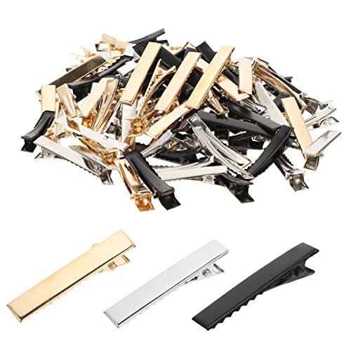ADOCARN 90 Stück Teiliges Metall Haarclip Kleine Alligator und Entenschnabelspangen Rutschfest Leicht für Diy Haarschmuck Styling und Haarabteilungen bei Frauen Mädchen und Kindern von ADOCARN