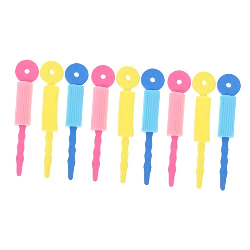 ADOCARN 9 Stücke Schwamm Lockenwickler Netto Volumen Lockenwickler Dauerwelle Schwamm Für Frauen Mädchen Curling Werkzeug von ADOCARN