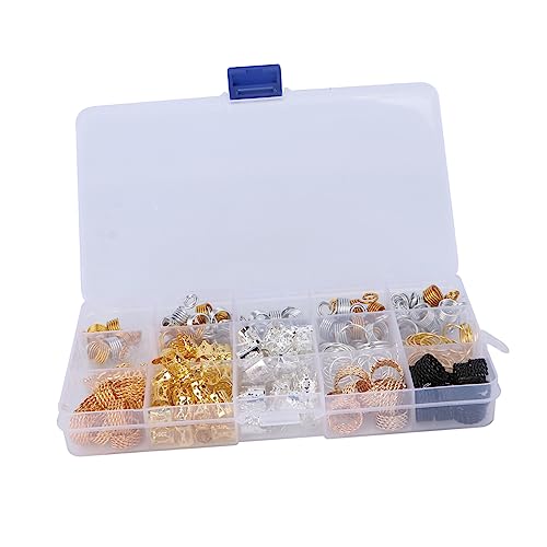 ADOCARN Dreadlock Haarschmuck Set Metall Haarmanschetten und Geflochtene Perlen für und Männer Dekorative Haaraccessoires Langlebige und Rostfreie Haarringe für Stylische Frisuren von ADOCARN