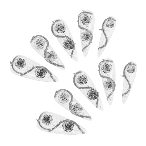 ADOCARN Einzigartiges Design Auf Nägeln Vollständige Abdeckung Künstliche Nägel Nägel Für Frauen Und Mädchen von ADOCARN