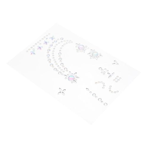 ADOCARN Festival Glitzer Tattoos Selbstklebende Edelsteine für Hände Körperkunst für Partys Strass Aufkleber für Musikfestivals Einfache Anwendung von ADOCARN