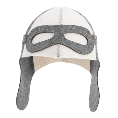 ADOCARN Filzkappe Für Sauna Aus Wollfilz Sauna-haarkappe Für Damen Und Herren Zum Schutz Vor Hitze Als Duschhaube Für Spa Und Dampfbad von ADOCARN